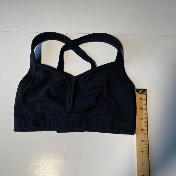Lululemon Black Ta Ta Tamer Sports Bra Good Condition Size Unsure - Picture 12 of 13
